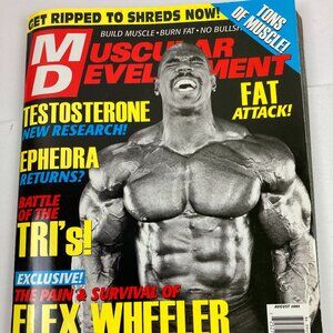Muscular Development Magazine Volume 42 #8 August 2005 Flex Wheeler